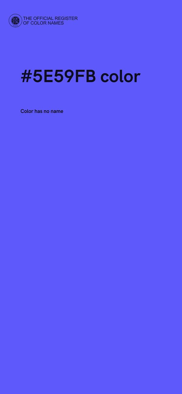 #5E59FB color image