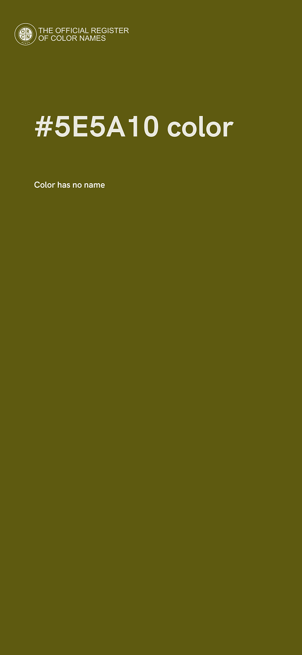 #5E5A10 color image