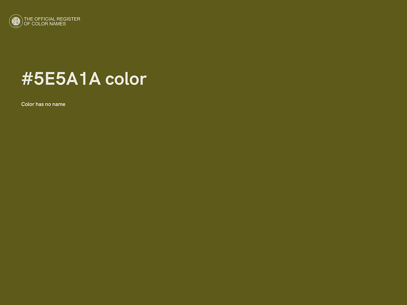 #5E5A1A color image