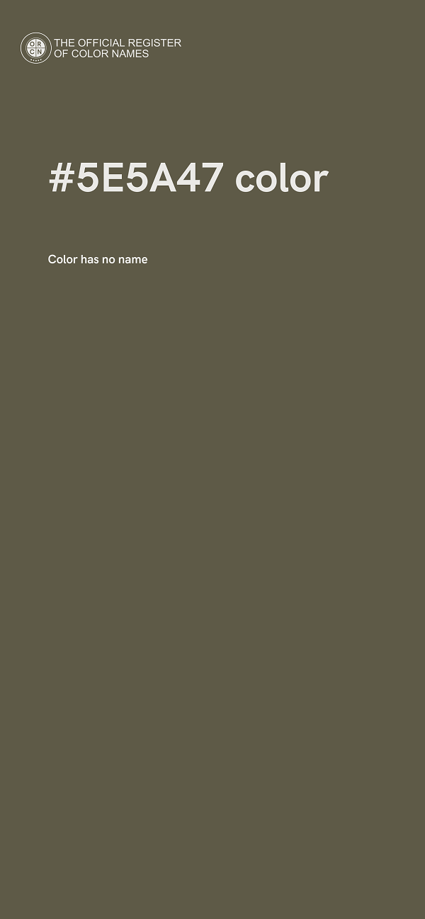 #5E5A47 color image