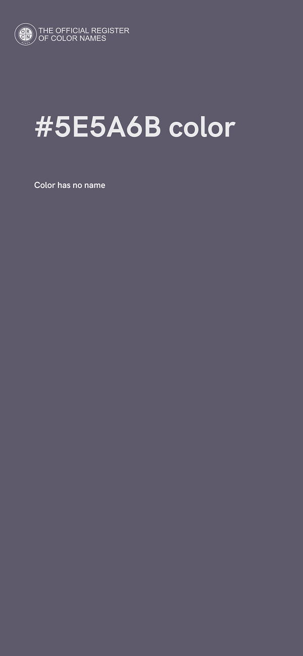 #5E5A6B color image