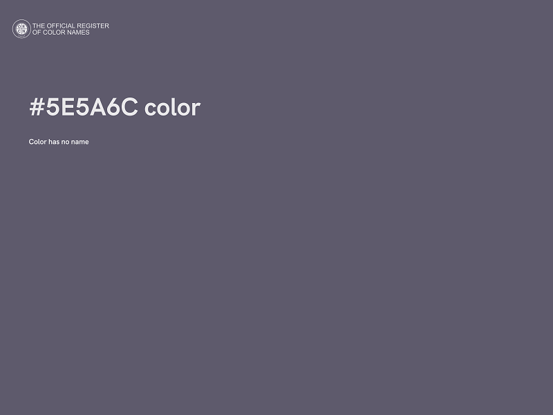 #5E5A6C color image