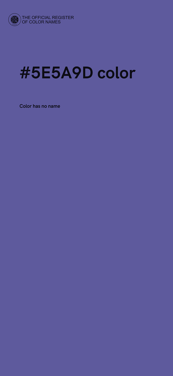 #5E5A9D color image