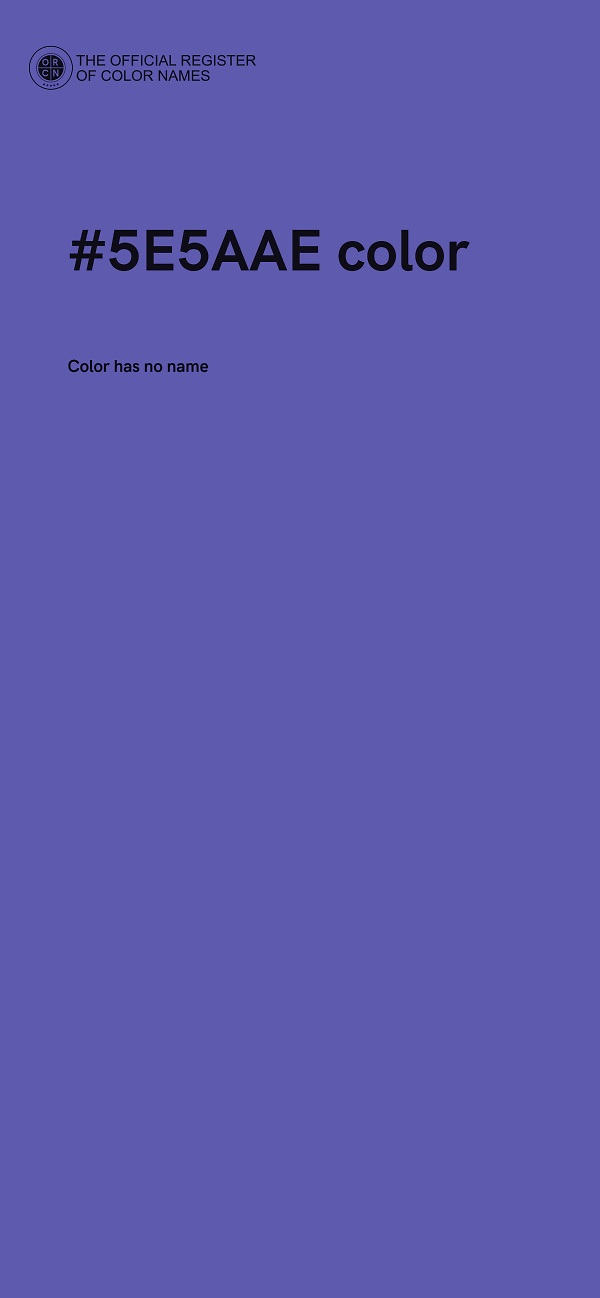 #5E5AAE color image