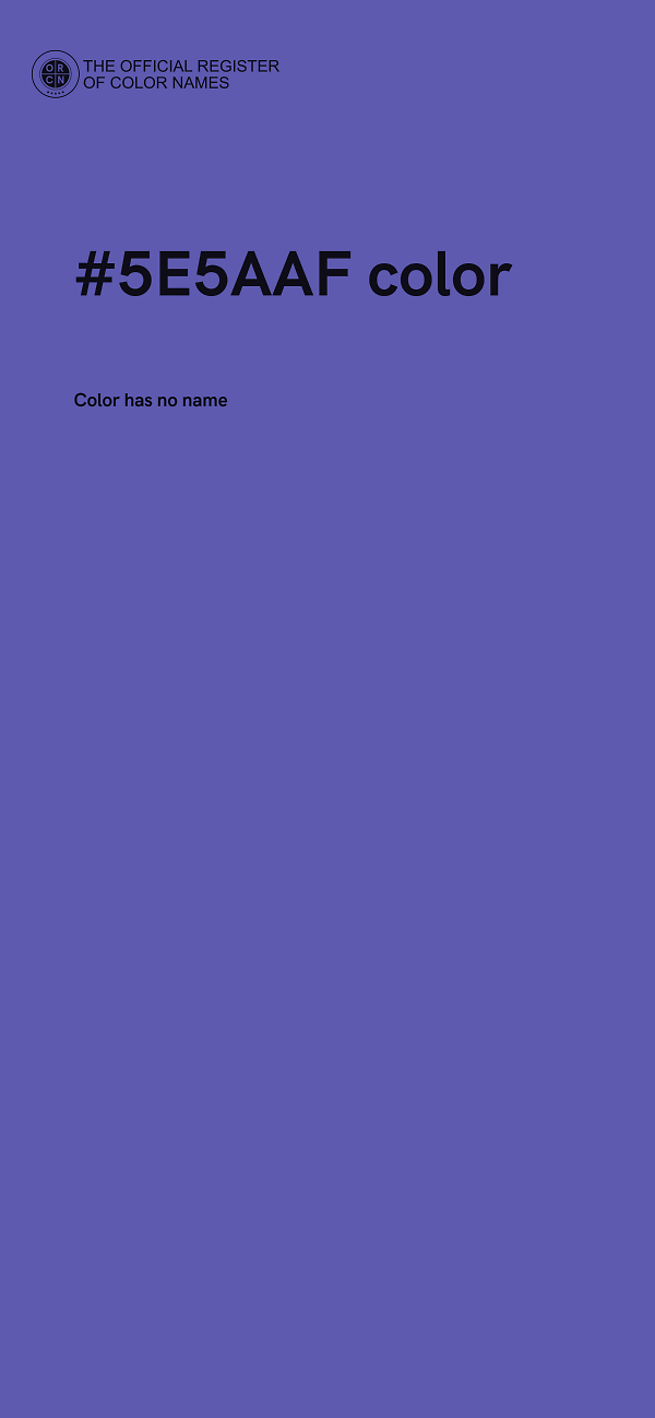 #5E5AAF color image