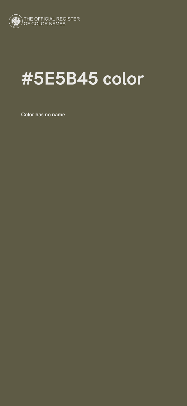 #5E5B45 color image