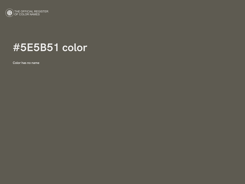 #5E5B51 color image