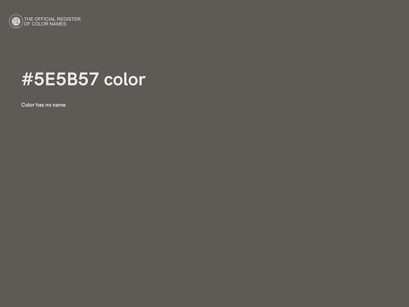 #5E5B57 color image