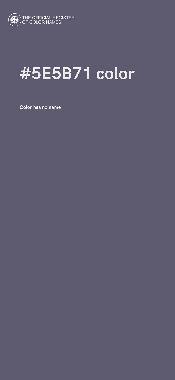 #5E5B71 color image