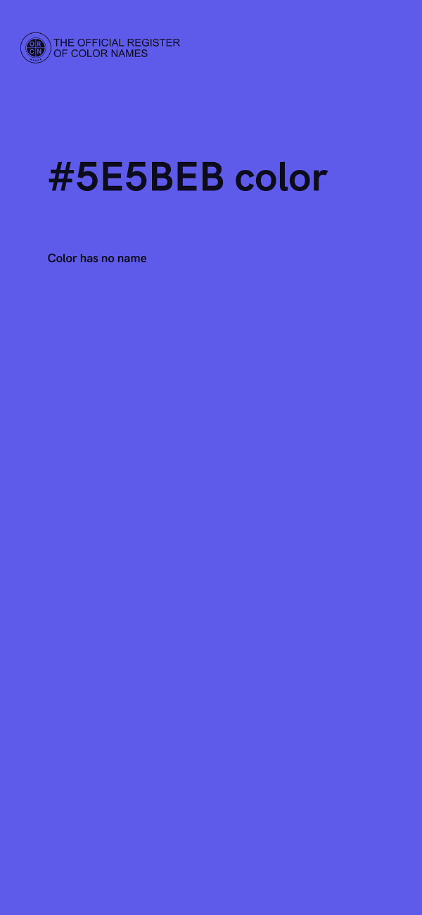 #5E5BEB color image