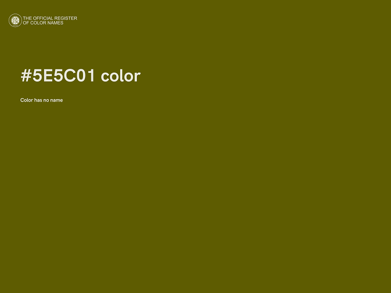 #5E5C01 color image