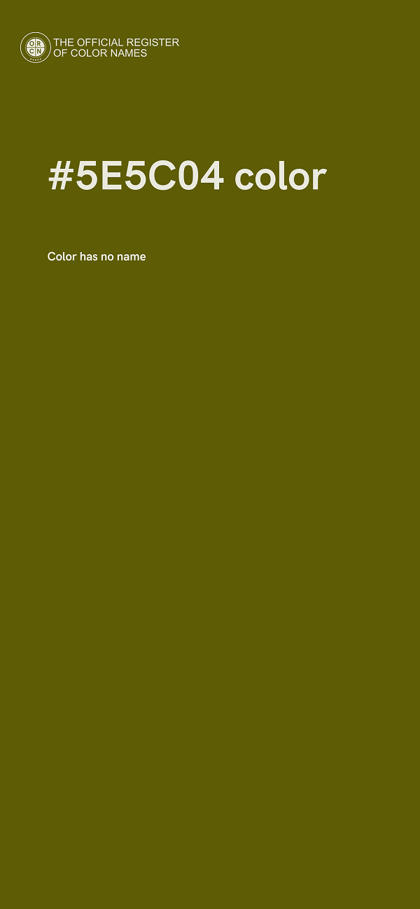 #5E5C04 color image