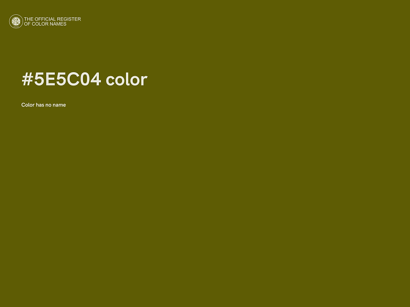 #5E5C04 color image