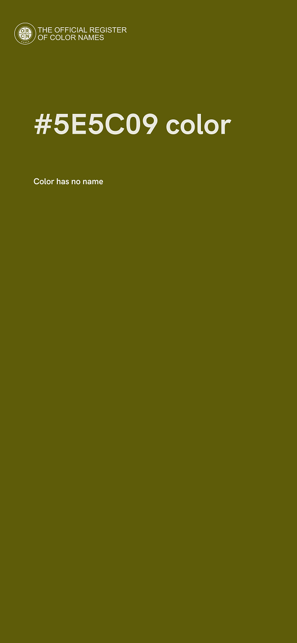 #5E5C09 color image