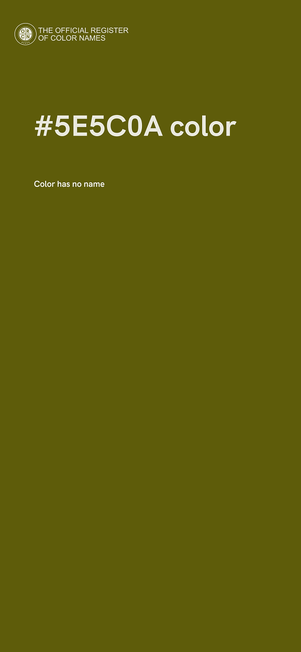 #5E5C0A color image