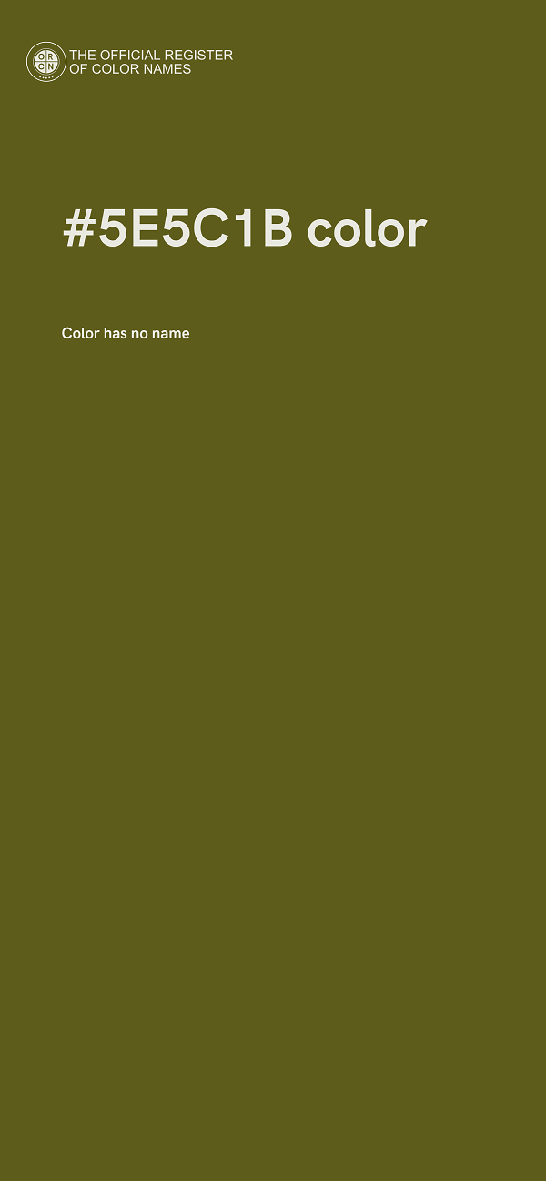 #5E5C1B color image