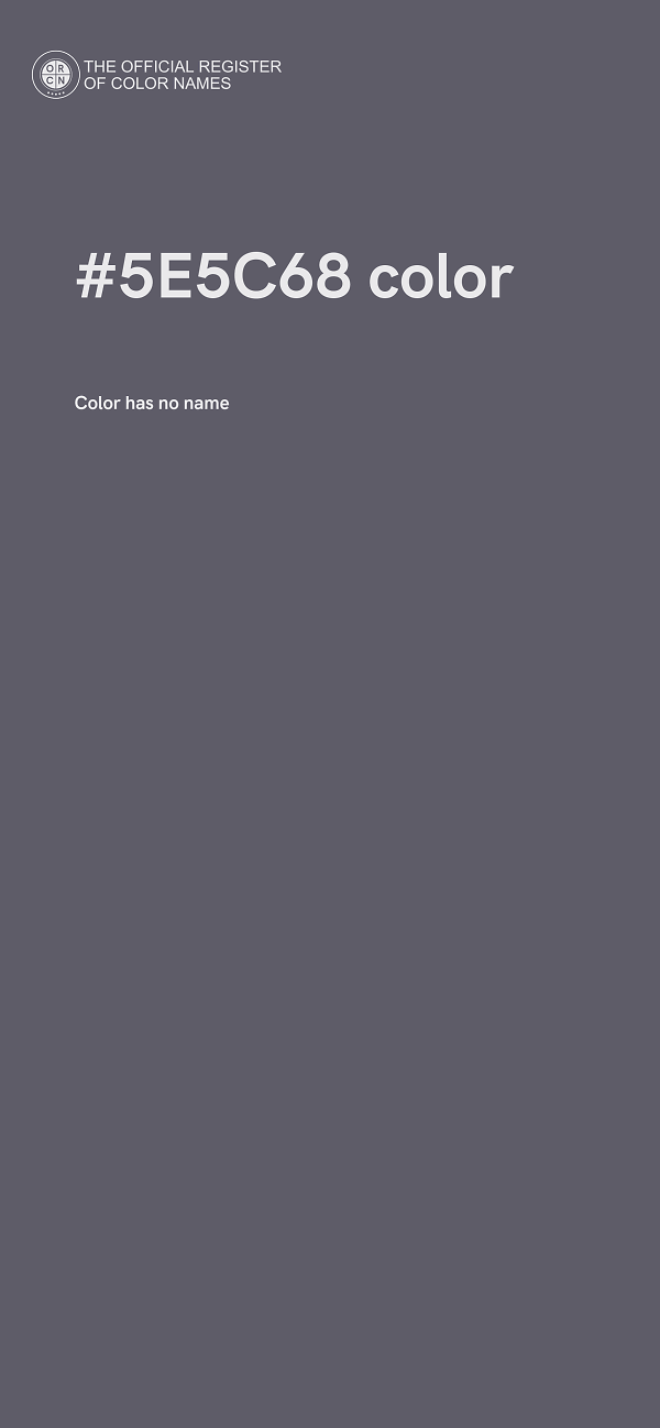 #5E5C68 color image
