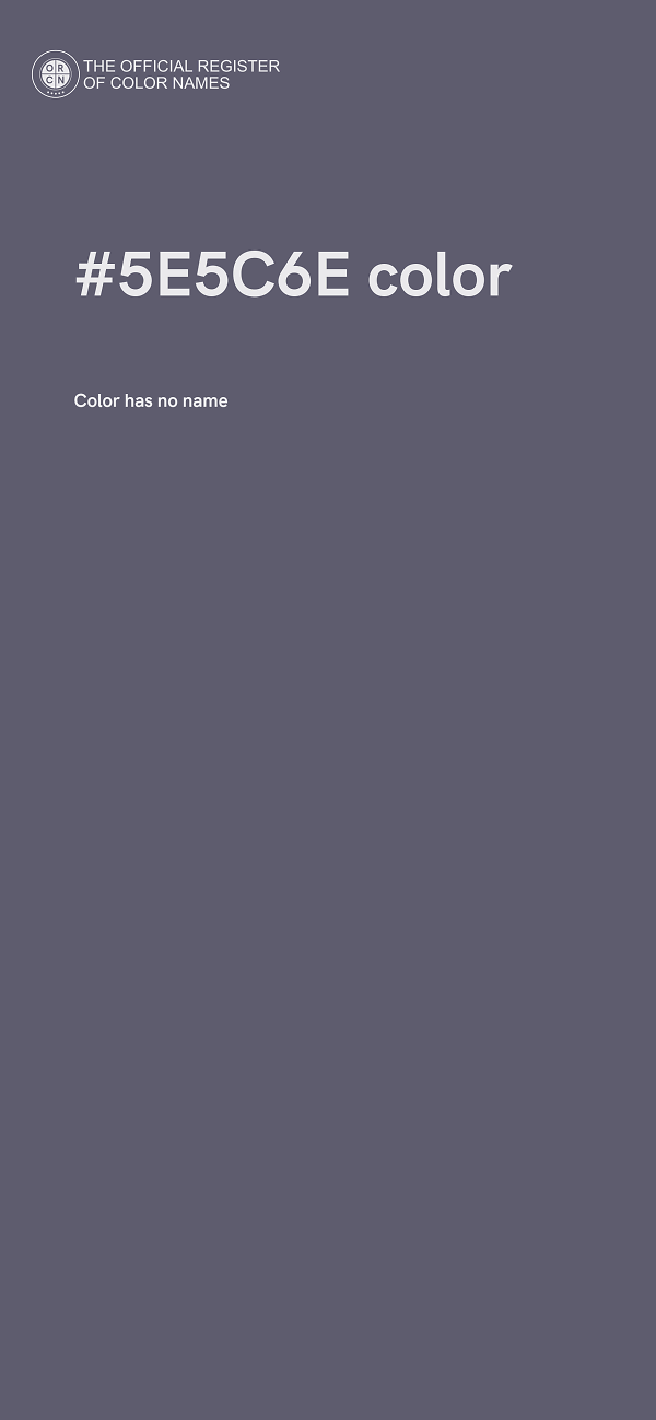 #5E5C6E color image