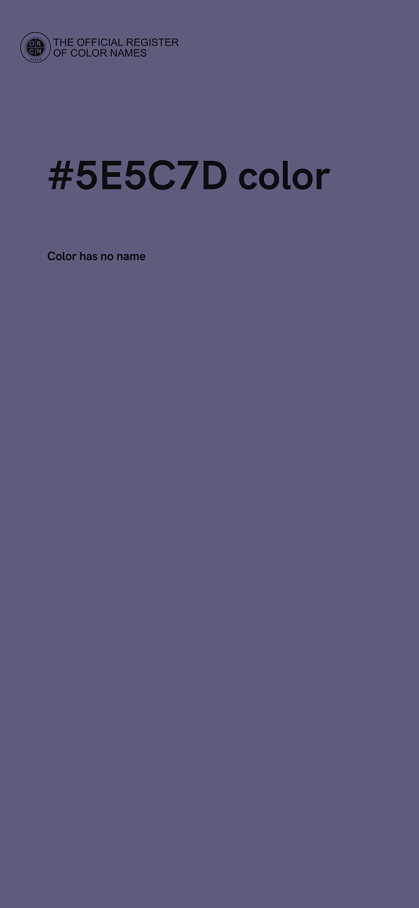 #5E5C7D color image