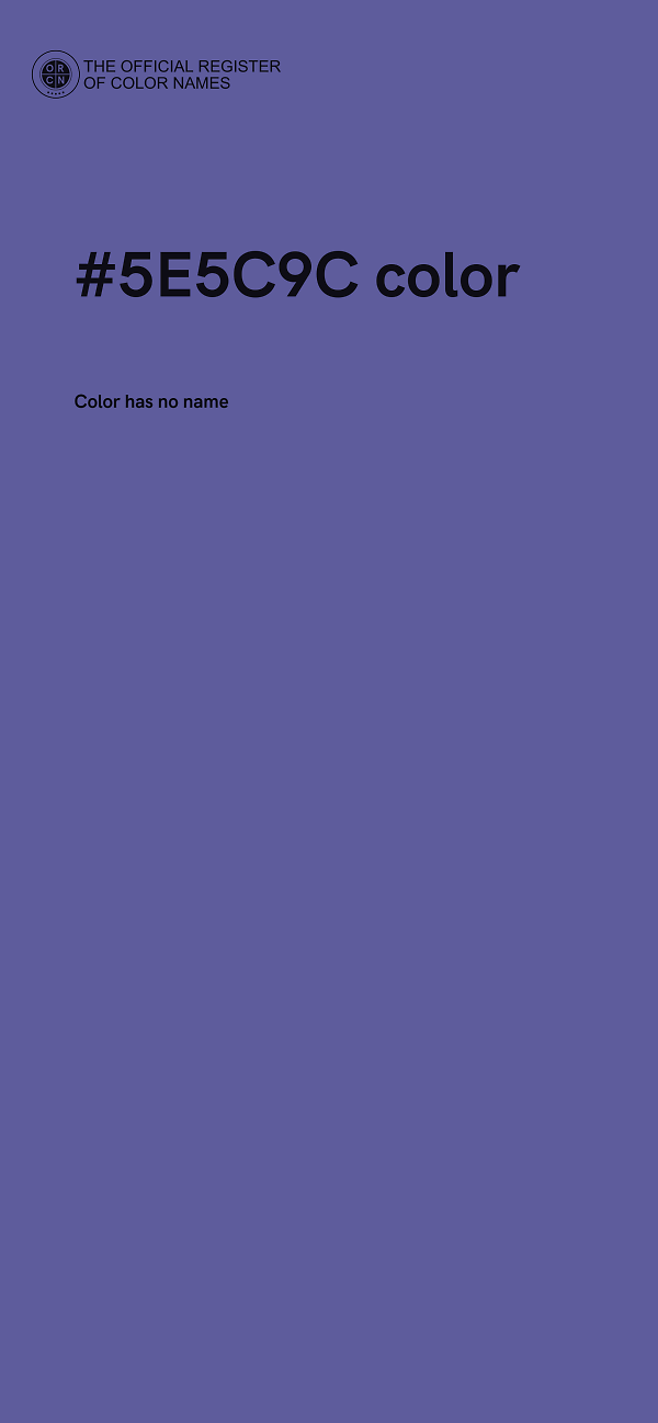 #5E5C9C color image
