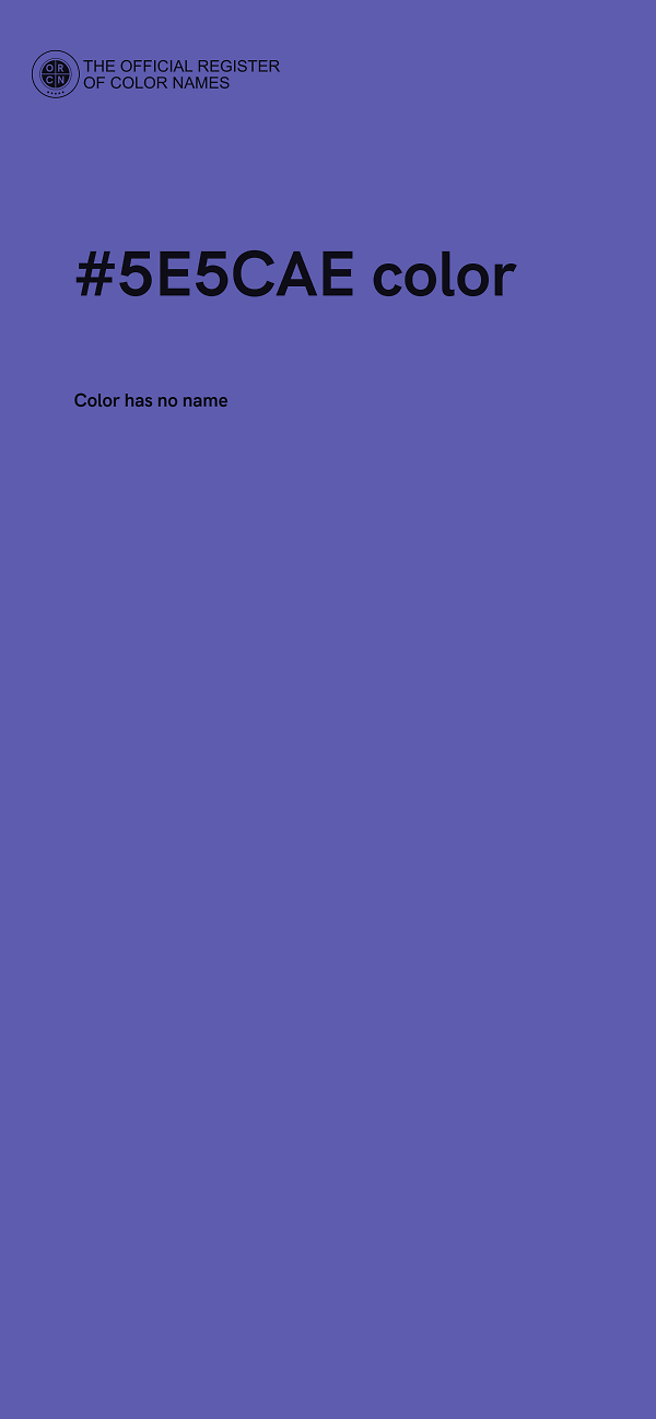 #5E5CAE color image
