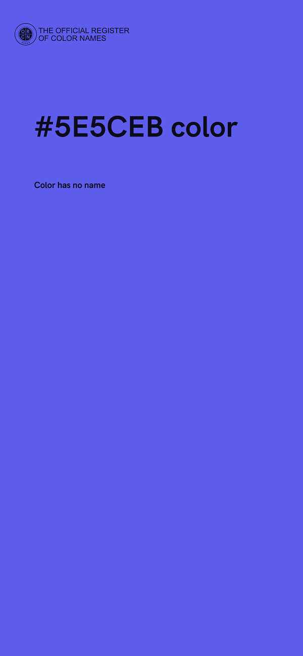#5E5CEB color image