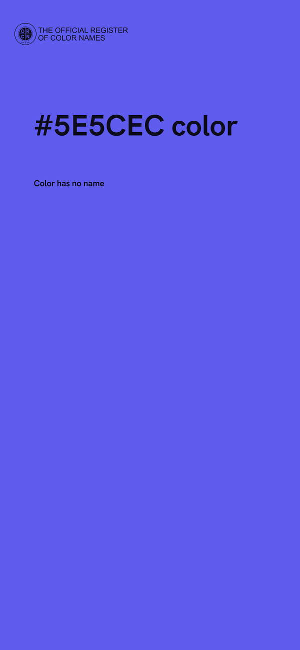 #5E5CEC color image