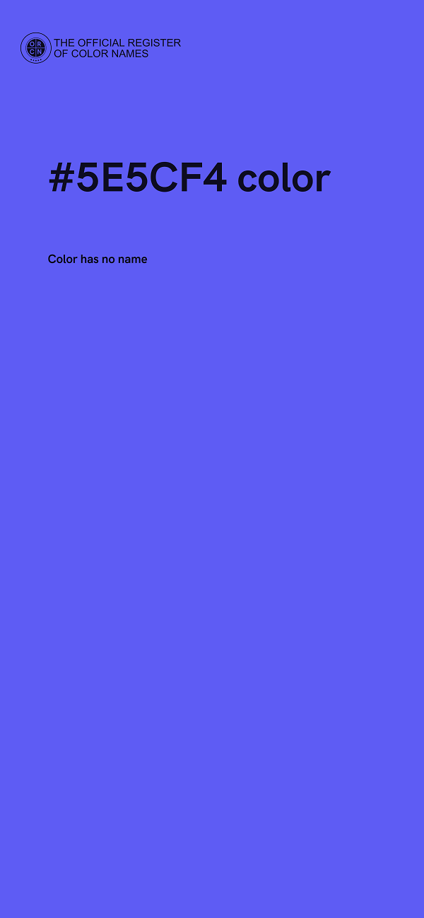 #5E5CF4 color image