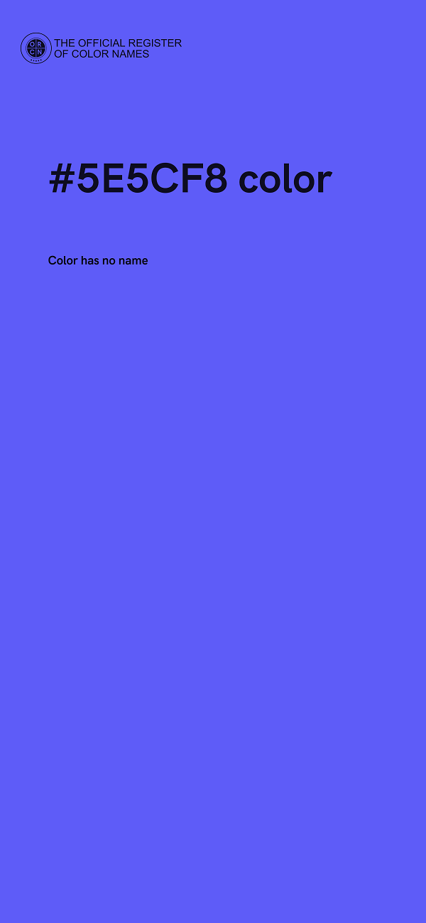 #5E5CF8 color image