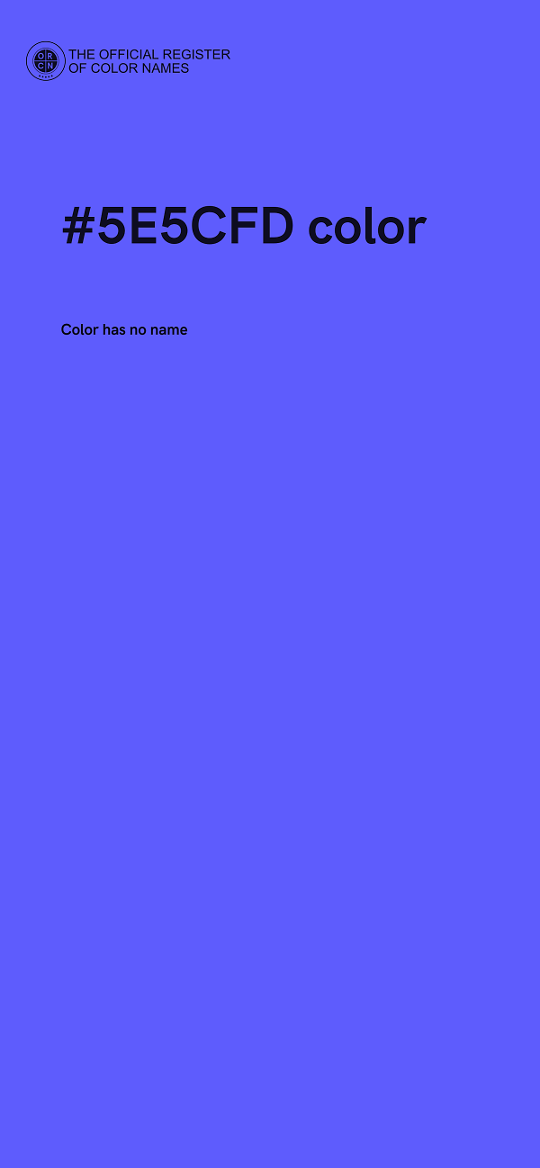 #5E5CFD color image