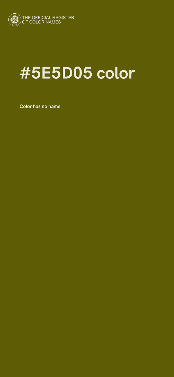 #5E5D05 color image