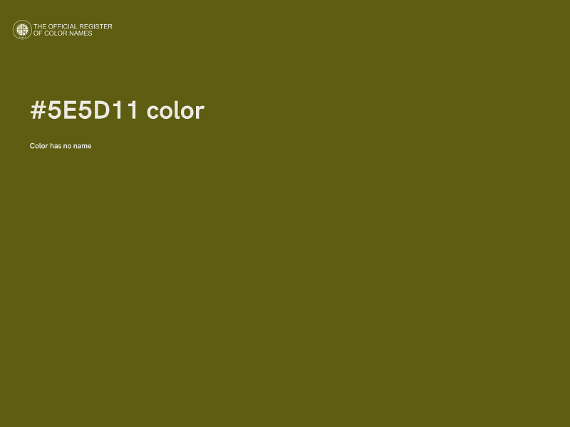 #5E5D11 color image