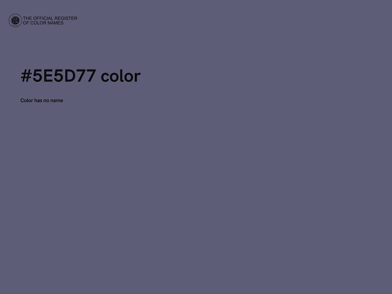 #5E5D77 color image