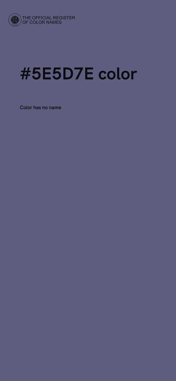 #5E5D7E color image