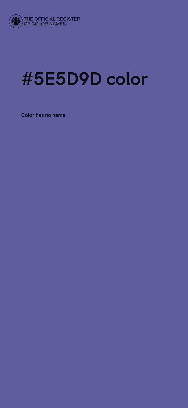 #5E5D9D color image