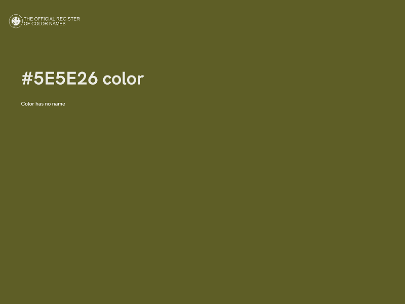 #5E5E26 color image