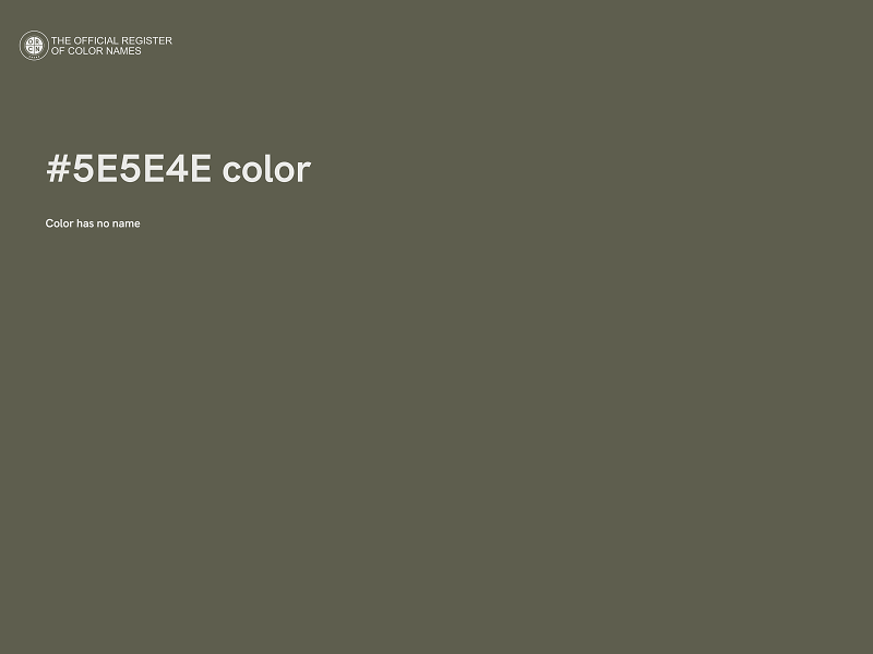 #5E5E4E color image