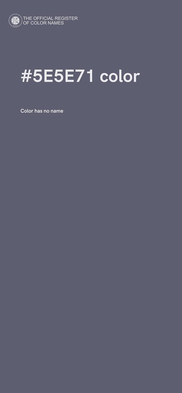 #5E5E71 color image