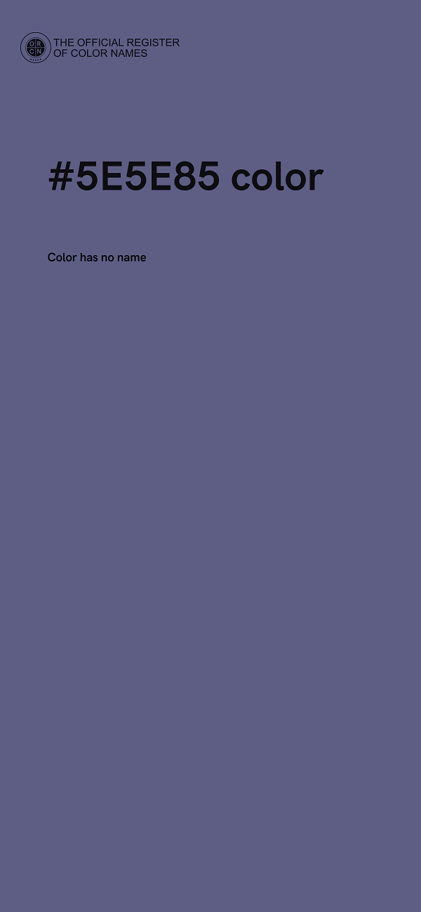 #5E5E85 color image