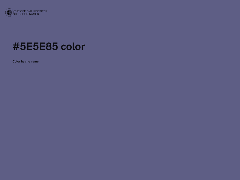 #5E5E85 color image