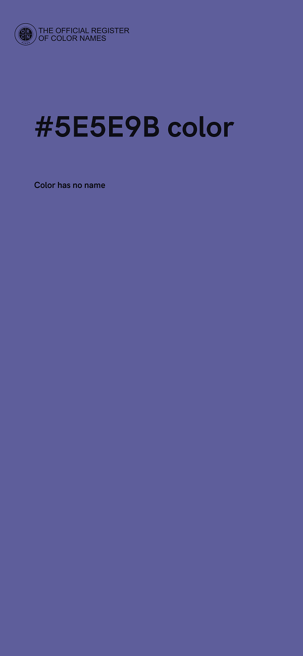 #5E5E9B color image