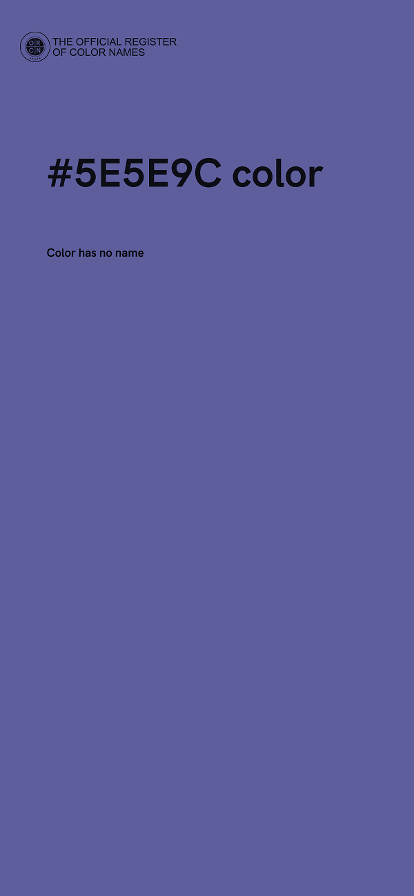 #5E5E9C color image