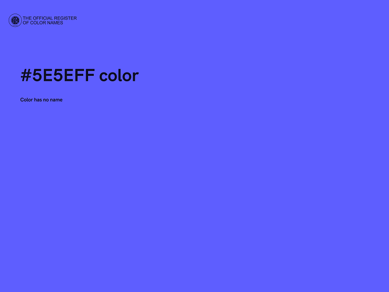 #5E5EFF color image