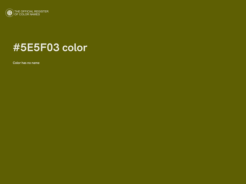 #5E5F03 color image