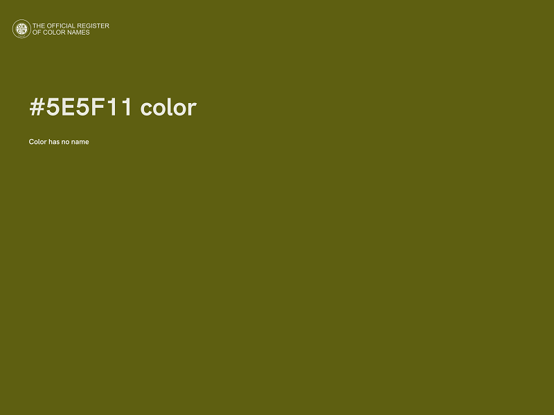 #5E5F11 color image