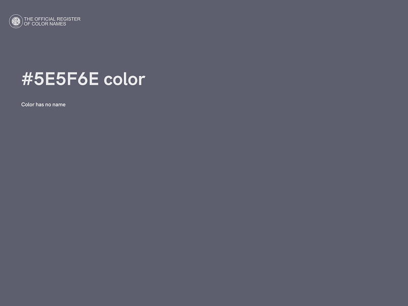 #5E5F6E color image