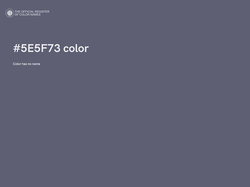 #5E5F73 color image