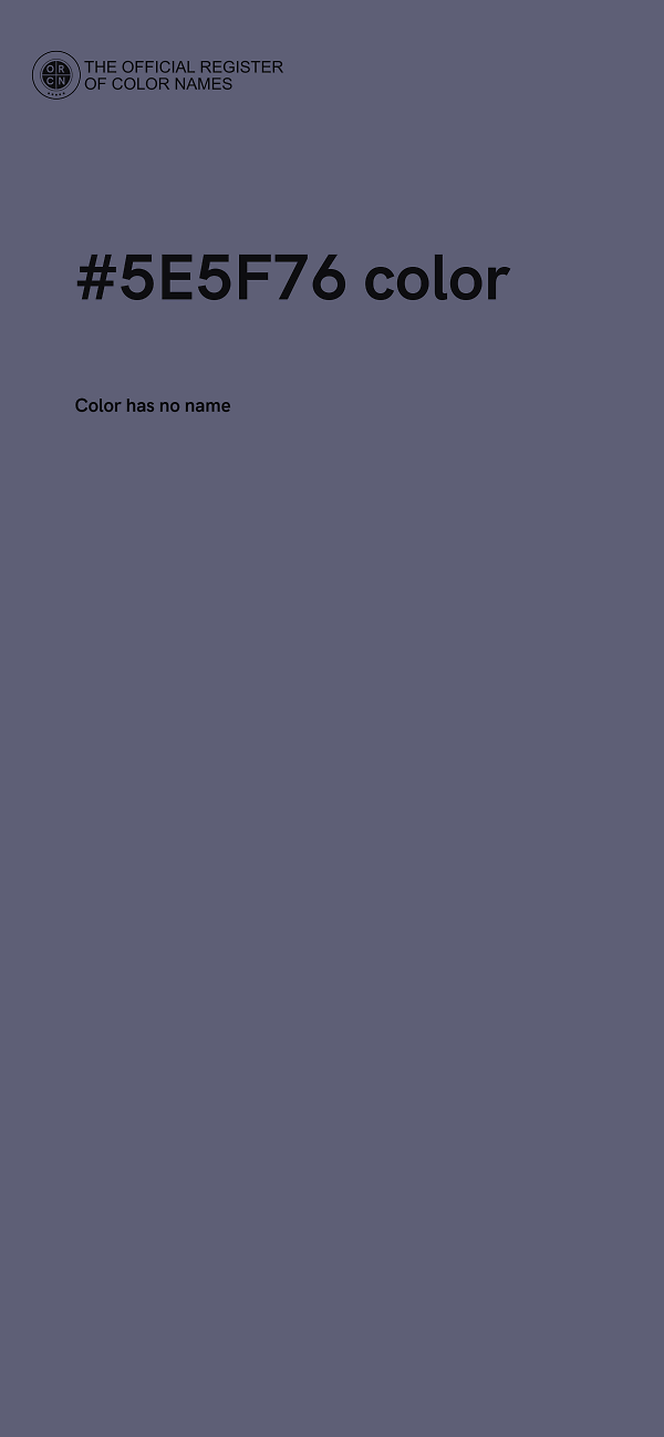 #5E5F76 color image