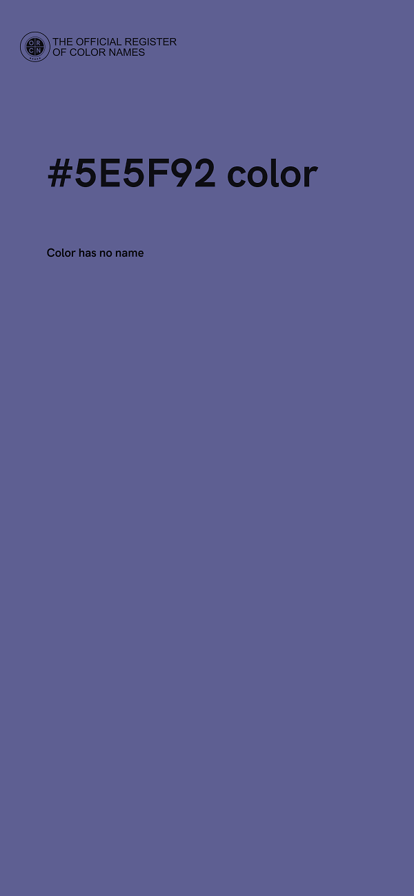 #5E5F92 color image