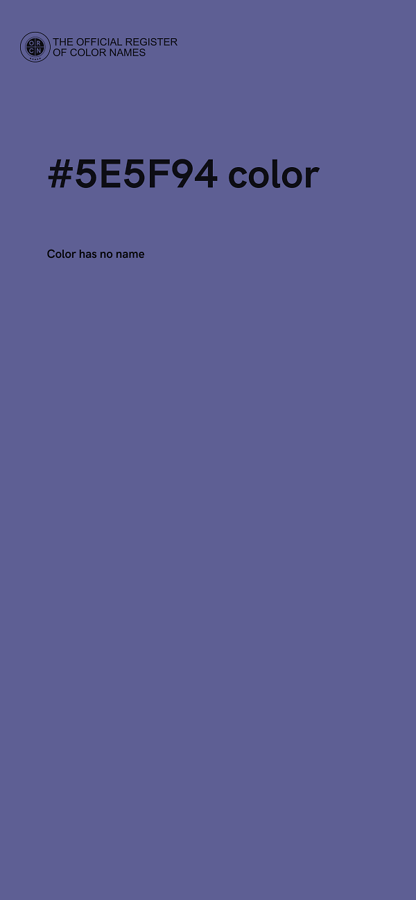 #5E5F94 color image